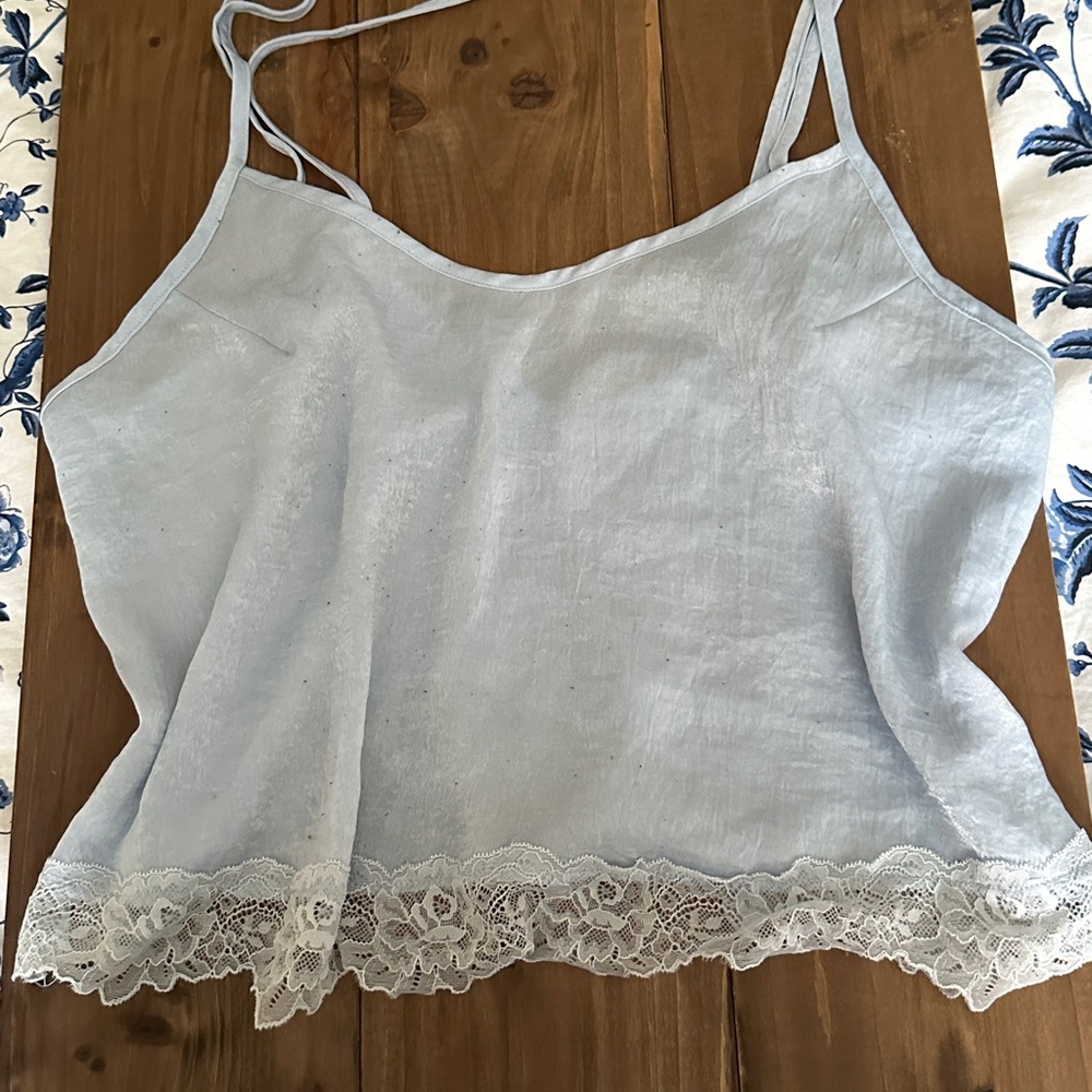 In Bloom Sky Blue Cami Medium